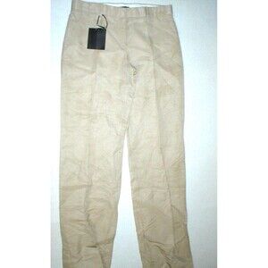 New NWT Womens Designer Calvin Klein Collection Pants 10 46 Italy Beige Tan Tall